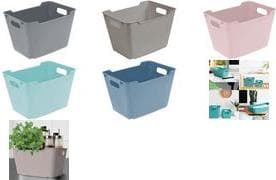 keeper opbevaringsboks "lotta", 20,0 liter, nordisk pink dekorativ livsstilsboks til overskuelig opbevaring - 1 stk (1091358100000)