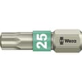 Miniatyrbild 1 av 3: Wera TORX® stainless steel bits 25 mm 05 071035 001 T 25 6.3 mm (1/4") hexagon DIN 3126-C 6.3, ISO (05 071035 001)