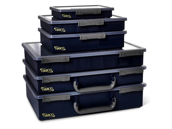 raaco Assorter 55 4x4-0, Polypropeeni (PP), 231 g, Sininen