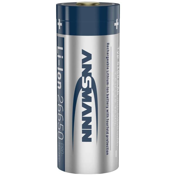 Ansmann 26650 USB-C USB-C®-batteri 26650 Li-Ion 3.6 V 5100 mAh