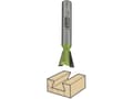 Miniatyrbilde 2 av 2: Luna trapesformet trez 14° for svalehale 57x14,3 mm - 210200101