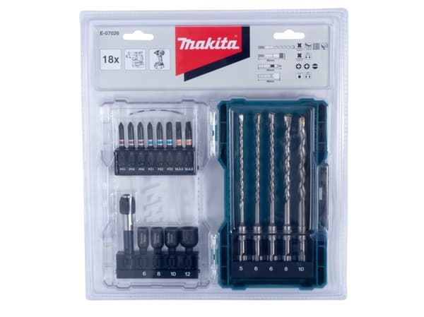 Tarvikesarja 18kpl E-07026 MAKITA MAKITA