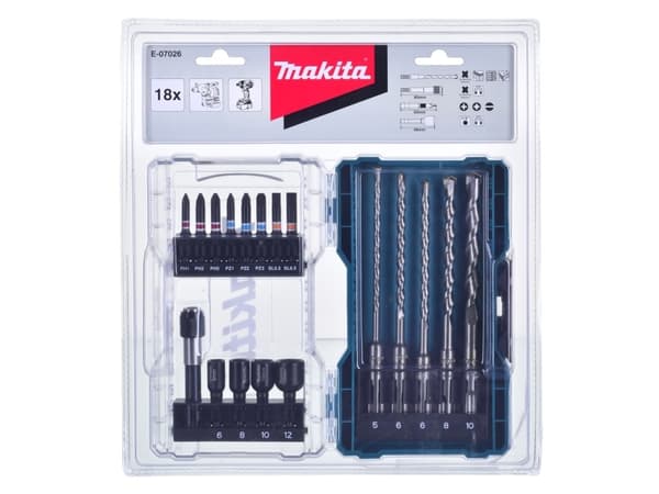 Tarvikesarja 18kpl E-07026 MAKITA MAKITA