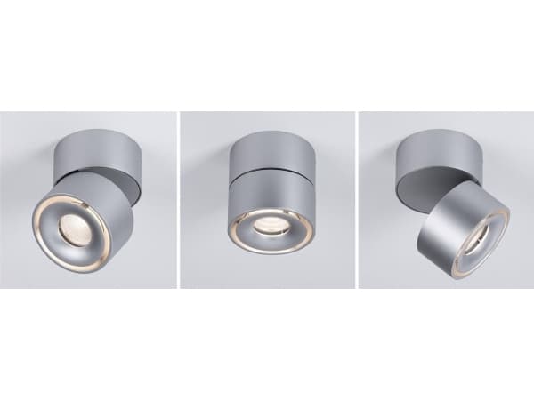 Paulmann Spircle, Overflateegnet, 1 ampuller, LED, 8 W, 3000 K, Kromfarget