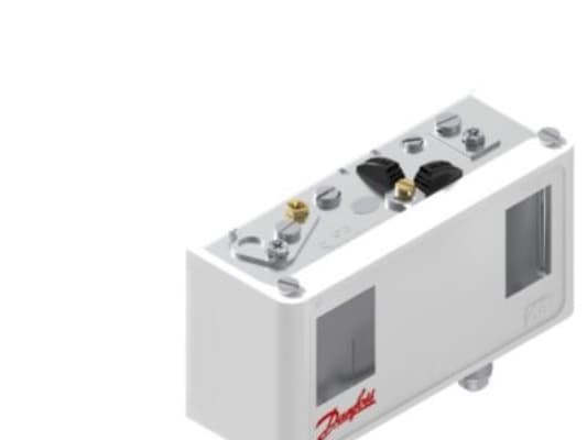 Danfoss KP15, konvertibel - Dubbel tryckvakt, -0,2-7,5, 8-32 bar, Min konvertibel