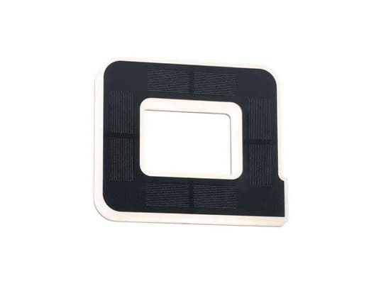 Paulmann Letter A, Vegglys, Sort, Plast, IP44, Fasade, III