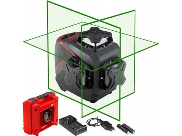 SOLA LASER PLANO 3D GRØNN PROFESSIONAL