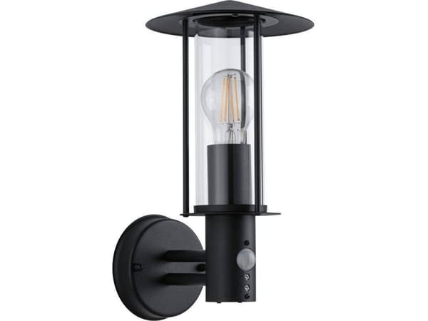 Paulmann 94396, Vegglys, Grå, Glass, Metall, IP44, Fasade, I