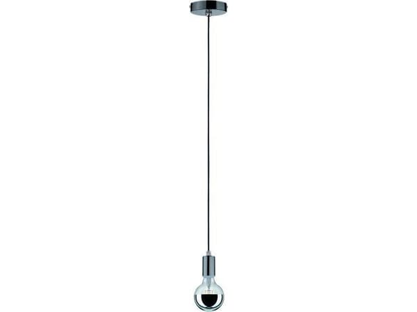 Paulmann Pendant, Fleksibel montering, Sort, Sort, Metall, Rund, IP44