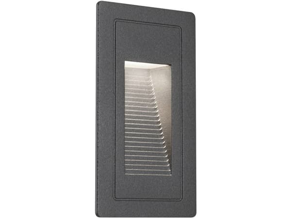 Paulmann 94382, Vegglys, Sort, Aluminium, IP44, Fasade, I Sort