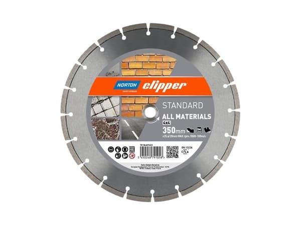 Diamantklinge 350x22,2mm - Standard all materials H10 op til 5mm tykkelse