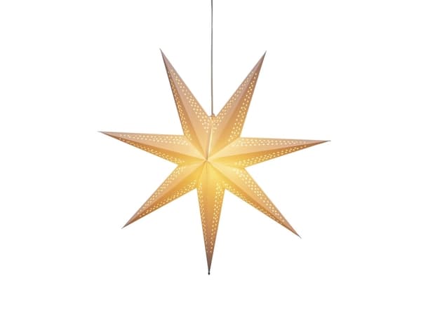 Konstsmide Paper star, Koristevalohahmo, Valkoinen, Paperi, Universaali, IP20, 1 lamppua Valkoinen