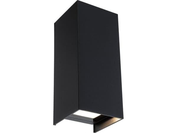 Paulmann Flame, Väggbelysning för utomhusbruk, Antracit, Gjuten aluminium, IP44, Fasad, I