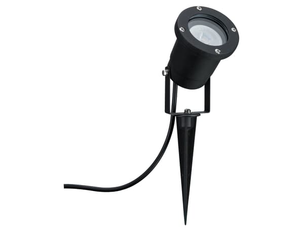 Paulmann 988.96, Utendørs bakkebelysning, Sort, Aluminium, IP65, Hage, Gulvmontering