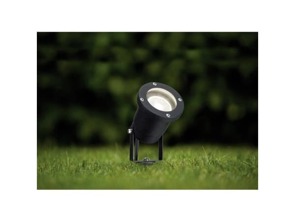 Paulmann 988.96, Utendørs bakkebelysning, Sort, Aluminium, IP65, Hage, Gulvmontering