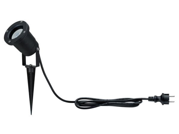 Paulmann 988.96, Utendørs bakkebelysning, Sort, Aluminium, IP65, Hage, Gulvmontering