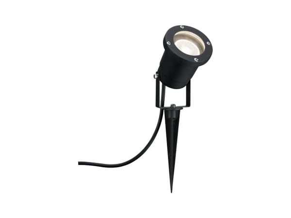 Paulmann 988.96, Utendørs bakkebelysning, Sort, Aluminium, IP65, Hage, Gulvmontering Sort