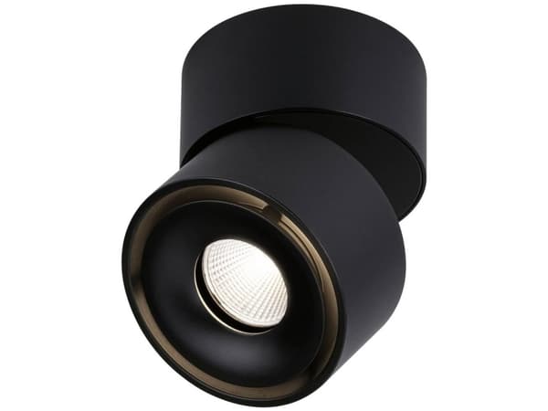 Taklampe Paulmann Takarmatur Spircle 8W 36st. 3000K 230/40V Schwarz matt/Alu