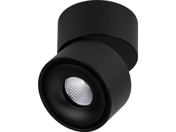 Taklampe Paulmann Takarmatur Spircle 8W 36st. 3000K 230/40V Schwarz matt/Alu Sort