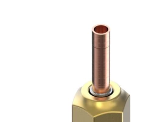 Danfoss TSA adapter - Anvendes til T2/TE2, 1/4'', Flare, 1/4'', Lodde