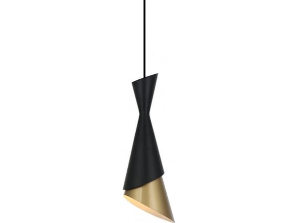 Italux Malia moderne hengende lampe svart (PND-85949-1 BK+GD)