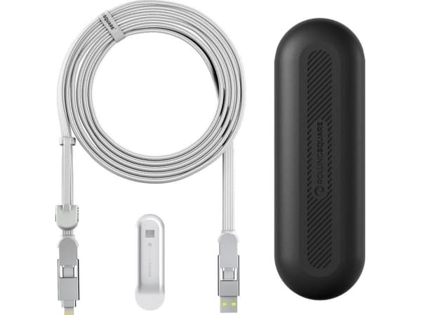 Rolling Square USB-kabel Rolling Square-kabel - inCharge XL 3m hvit - Sikkerhet garantert. Enkle avdrag. Gratis frakt fra PLN 170.