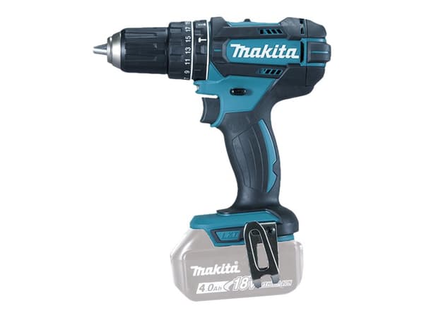 Makita DHP482ZJ - Slagborr/skruvdragare - sladdlös - 2 hastigheter - nyckellös chuck 13 mm - 62 N·m - inget batteri - 18 V - SOLO