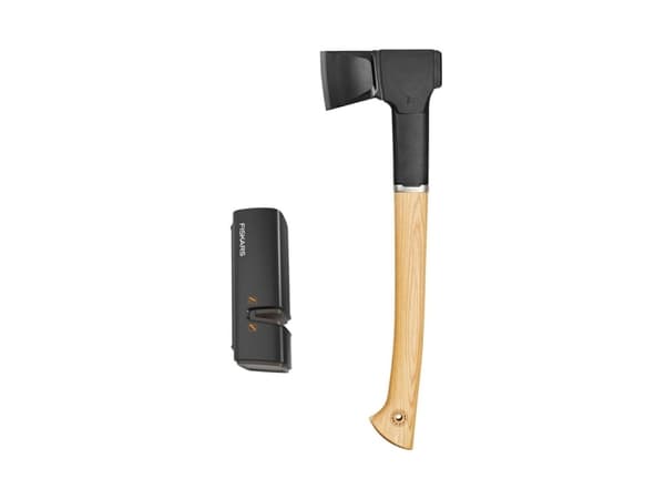 Set Fiskars N12 kirves + teroitin