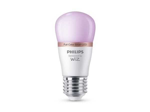 Philips Ljuskälla 4,9 W (motsvarar 40 W) P45 E27, Smart glödlampa, Wi-Fi/Bluetooth, Vit, E27, P45, Vit