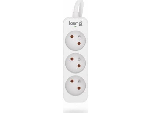 KERG M02385 JATKOJOHTO ILMAN KATKAISIJAA-3 PISTORASIAA-VALKO-HARMAA-5.0M-10A-H05VV-F-3X1.0 MM2 M02385