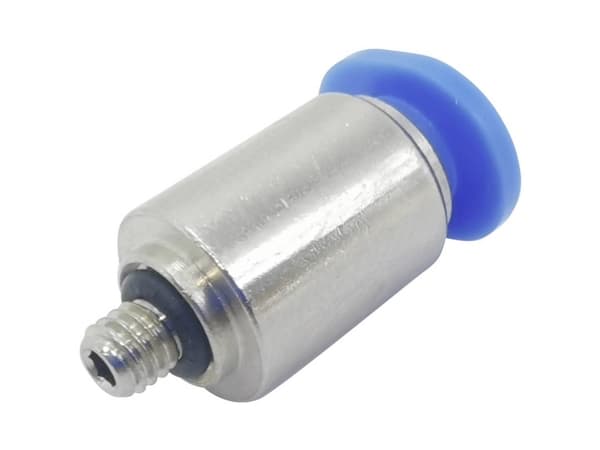 TRU COMPONENTS Lige stik POC6-M5C Rør Ø: 6 mm Gevind-mål: M5 x 0.8 1 stk