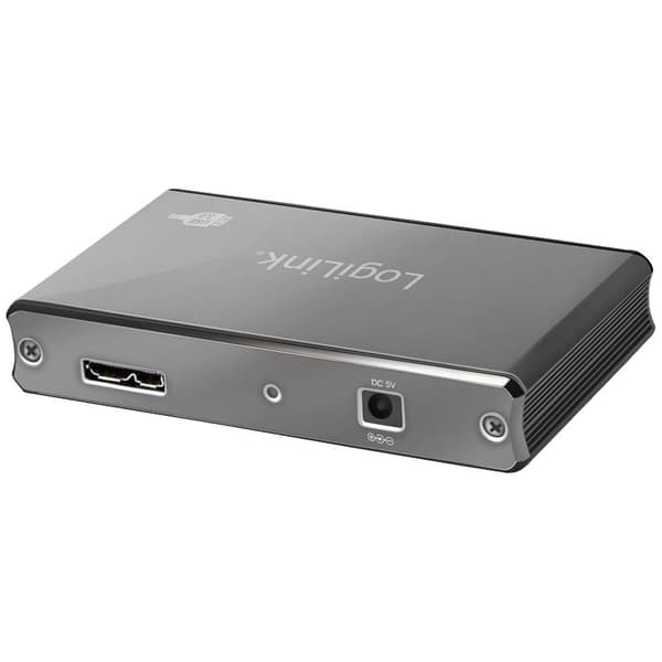 LogiLink UA0282 USB 3.0-hubb Aluminiumhölje, med status-LED Space Grå