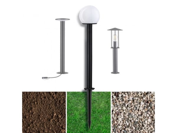 Paulmann 946.95, Spike, Antracit, Metall, 10,2 cm, 400 mm