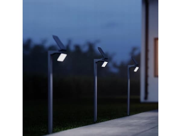 Wall lamp Steinel LED solar luminaire 1.2W Steinel XSolar GL-S with sensor anthracite