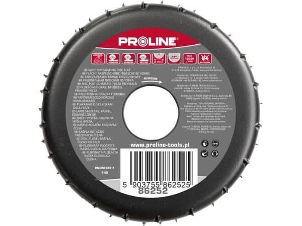 Profix FLATSKIVE TYKK GUMMI FRONT MILLER 90MM PROLINE