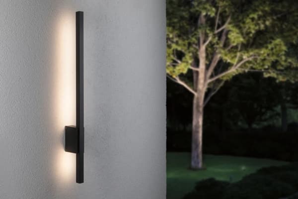Paulmann 94742, Väggbelysning för utomhusbruk, Antracit, Gjuten aluminium, IP44, Fasad, I