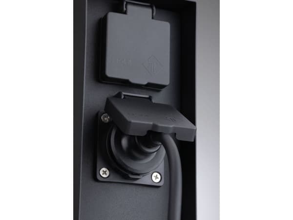 Paulmann 94657, Utomhus, IP44, Metall, Rostfritt stål, Antracit, Trädgård, I