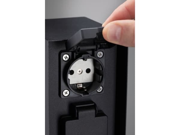 Paulmann 94657, Utomhus, IP44, Metall, Rostfritt stål, Antracit, Trädgård, I