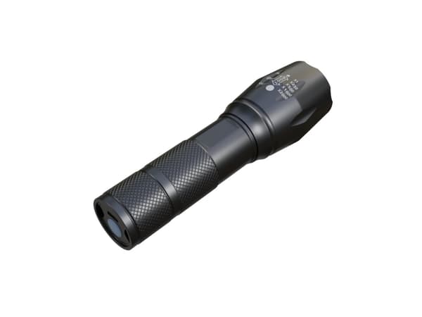 Extralink EX.30707, Käsikokoinen taskulamppu, Musta, Alumiini, Painikkeet, SMD LED, 1 lamppua