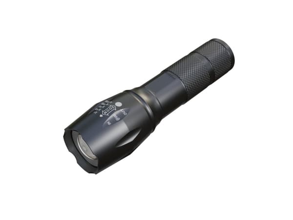 Extralink EX.30707, Käsikokoinen taskulamppu, Musta, Alumiini, Painikkeet, SMD LED, 1 lamppua