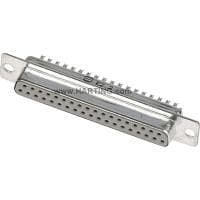 Harting 09 67 025 4715 D-sub hunstik 180 ° Antal ben: 25 Loddekop 1 stk.
