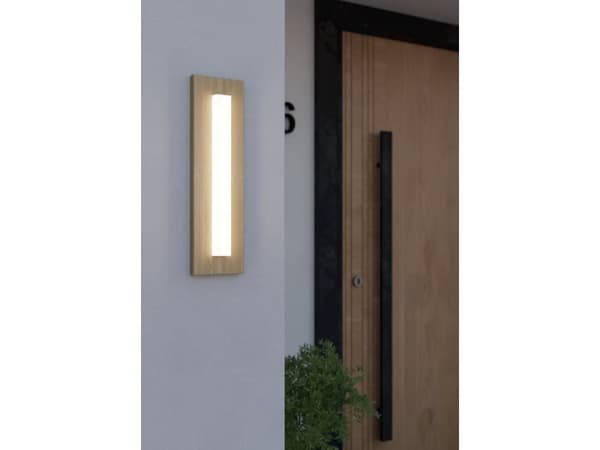 EGLO BITETTO UDE VÆG 7W 770LM IP44 NATUR/OPAL