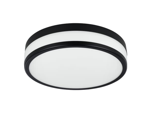 EGLO LED PALERMO KATTO Ø295 MUSTA/VALKOINEN