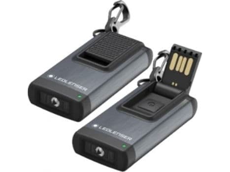 Ledlenser K4R harmaa LED (RGB) näppäinvalo USB-liitännällä Paristokäyttöinen 120 lm 20 g