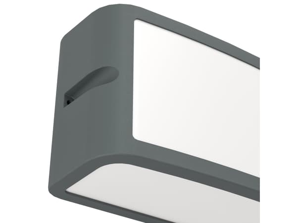 EGLO CAMARDA UDE VÆG L220 10,5W 1200LM 4000K IP54 SORT