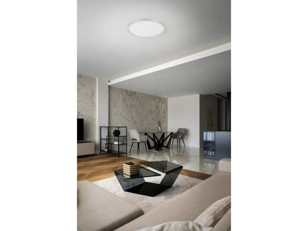 EGLO CAMPASPERO PLAFOND Ø294 1900LM GRÅ/HVID M/FJERNB.