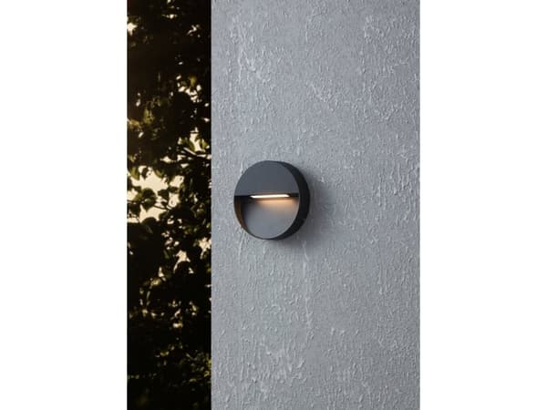 EGLO MARUGGIO ULKOSEINÄ Ø150 CCT 4,8W 520LM IP65 MUSTA