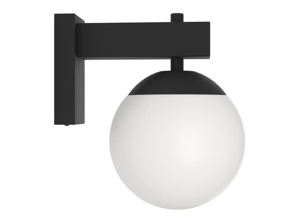 EGLO BUFALATA UDE VÆG E27 IP44 SORT