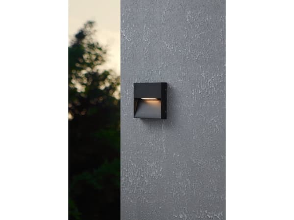 EGLO MARUGGIO UDE VÆG 150X150 TW 4,8W 520LM IP65 SORT