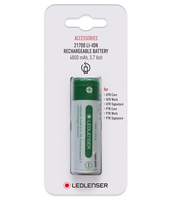 LEDLENSER 21700 Li-Ion oppladbart batteri - 4800 mAh